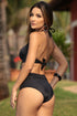 STRUCTURED BIKINI SET WITH HOT PANT THONG